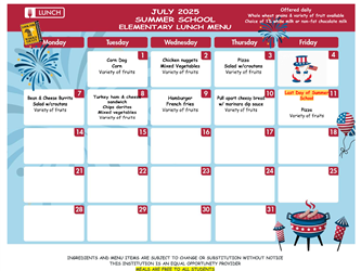 BK Menu June