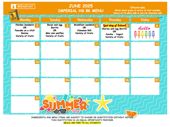 IHS BK Menu