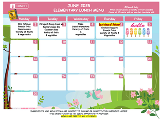 June Menu